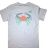 Girls Gotta Play Pastel crab lacrosse short sleeve shirt light blue back