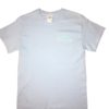 Girls Gotta Play Pastel crab lacrosse short sleeve shirt light blue front
