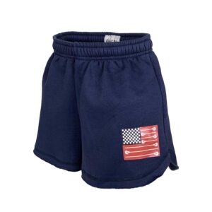 USA-flag-lacrosse-sweat-pant-shorts-side-blue