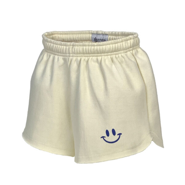 smiley-sweat-pant-shorts-side-yellow